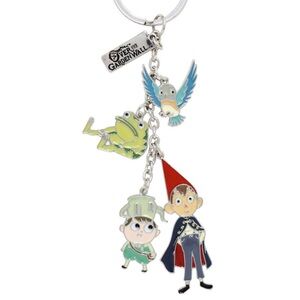 Over the Garden Wall Keychain - Wirt Greg Beatrice Jason! Enamel Metal Ring NWT